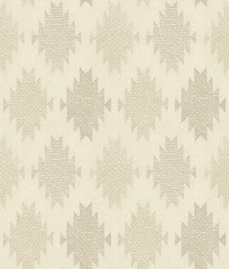Stitched Heirloom Khaki Wallpaper by Chesapeake
