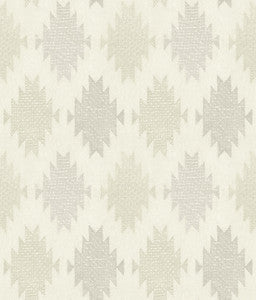 Stitched Heirloom Moss Wallpaper by Chesapeake