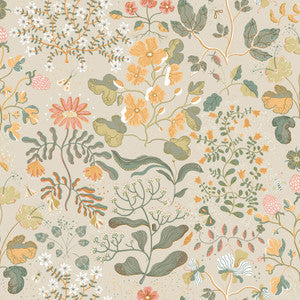 Groh Apricot Floral Wallpaper by A-Street Prints