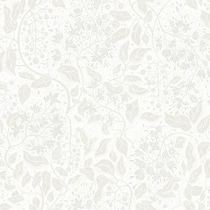Turi Light Grey Twining Vines Wallpaper by A-Street Prints