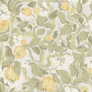 Kort Sage Fruit and Floral Wallpaper by A-Street Prints