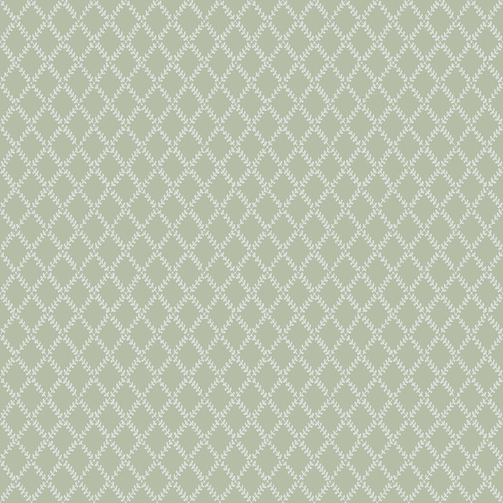 Trevor Moss Leaf Trellis Wallpaper by A-Street Prints Botanica Covers about 57.5 square feet 20.9-in by 33-ft long roll Unpasted 20.9 - Fabric Carolina -