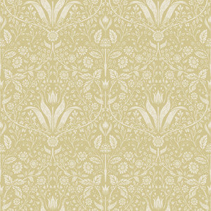 Mara Yellow Tulip Ogee Wallpaper by A-Street Prints