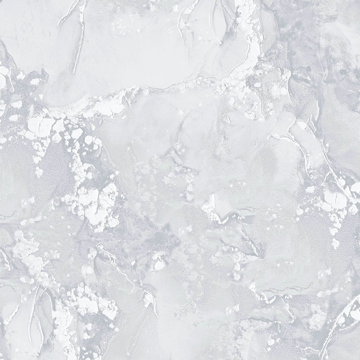 Grandin Light Grey Marbled Wallpaper by Advantage Perfect Plains Covers about 57.5 square feet 20.9-in by 33-ft long roll Unpasted 20.86 - Fabric Carolina -