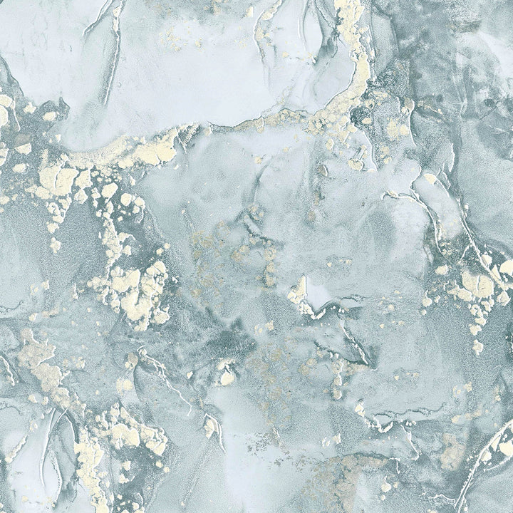 Grandin Light Blue Marbled Wallpaper by Advantage Perfect Plains Covers about 57.5 square feet 20.9-in by 33-ft long roll Unpasted 20.86 - Fabric Carolina -