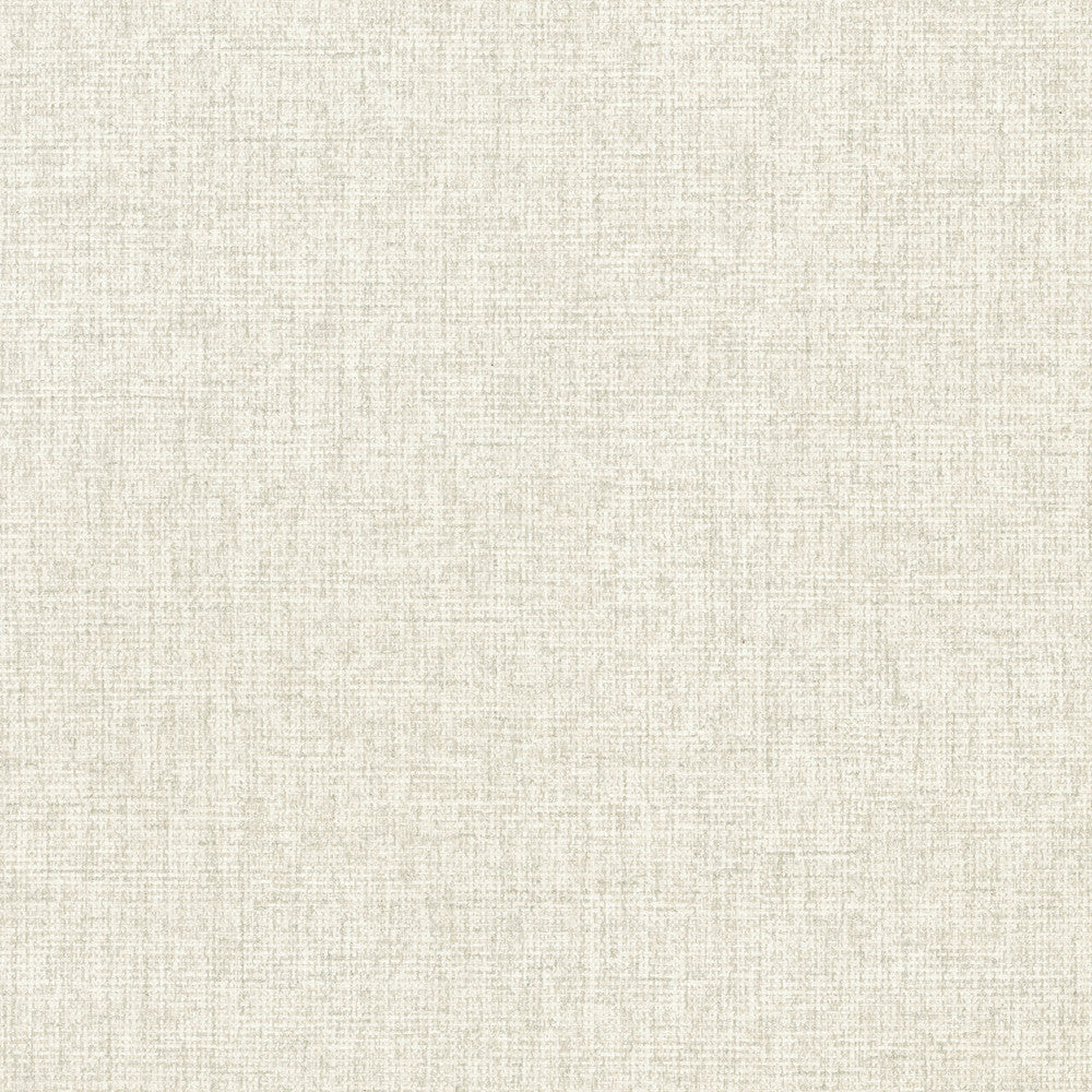 Halliday Pearl Faux Linen Wallpaper by Advantage Perfect Plains Covers about 57.5 square feet 20.9-in by 33-ft long roll Unpasted 0 - Fabric Carolina -