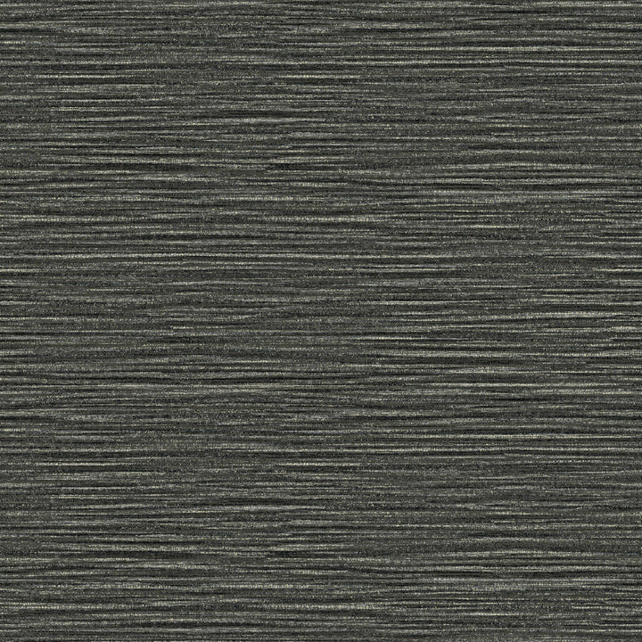 Hazen Black Shimmer Stripe Wallpaper by Advantage Perfect Plains Covers about 57.5 square feet 20.9-in by 33-ft long roll Unpasted 12.6 - Fabric Carolina -