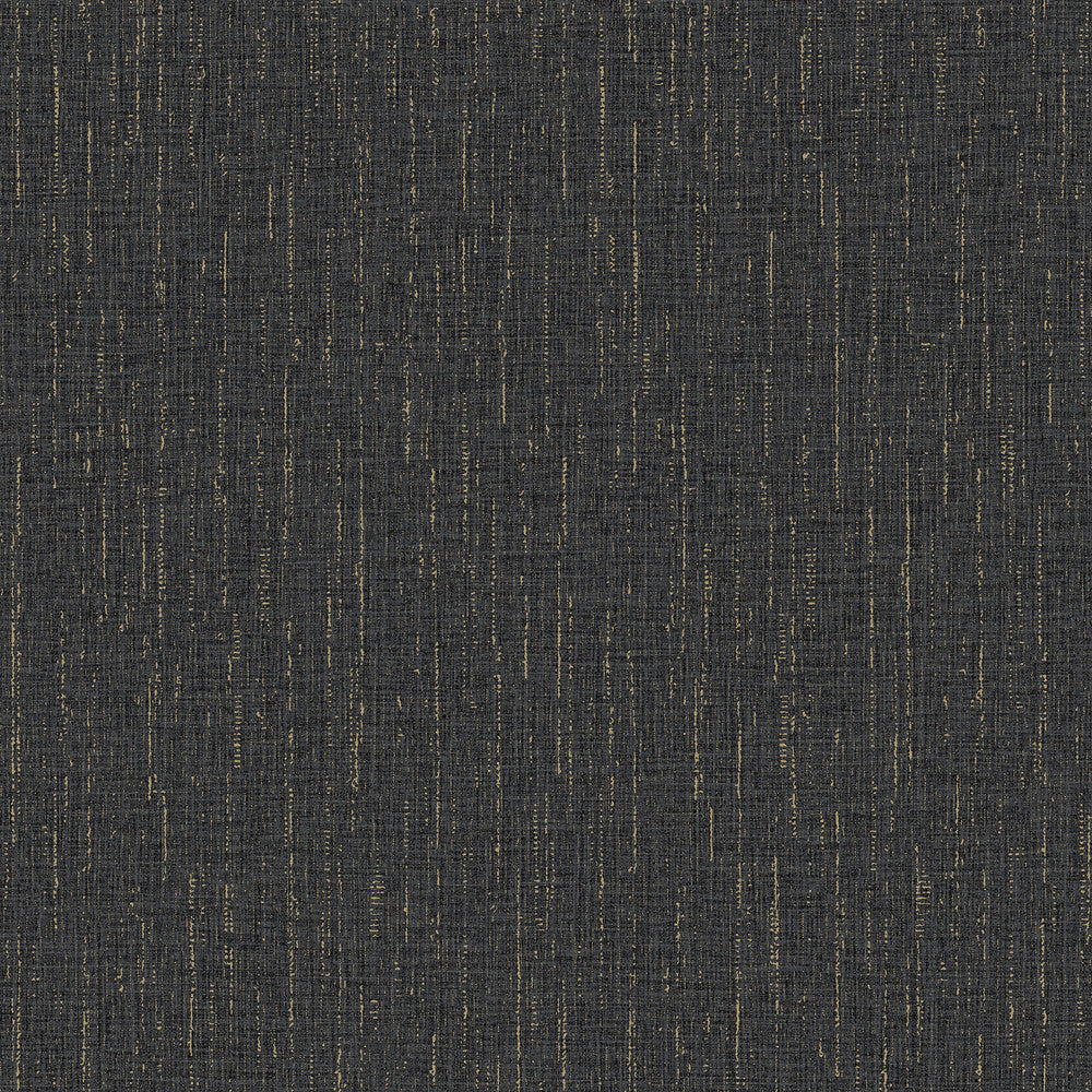 Sanburn Black Metallic Linen Wallpaper by Advantage Perfect Plains Covers about 57.5 square feet 20.9-in by 33-ft long roll Unpasted 0 - Fabric Carolina -