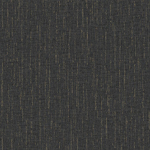 Sanburn Black Metallic Linen Wallpaper by Advantage