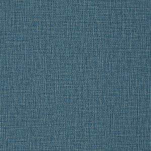 Eagen Blue Linen Weave Wallpaper by Advantage