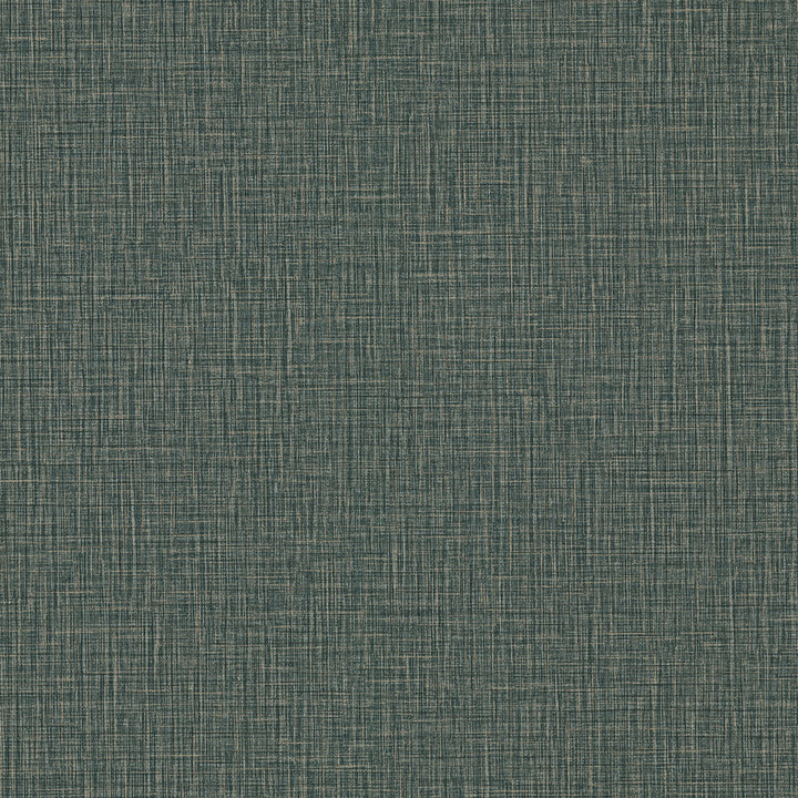 Eagen Sapphire Linen Weave Wallpaper by Advantage Perfect Plains Covers about 57.5 square feet 20.9-in by 33-ft long roll Unpasted 0 - Fabric Carolina -