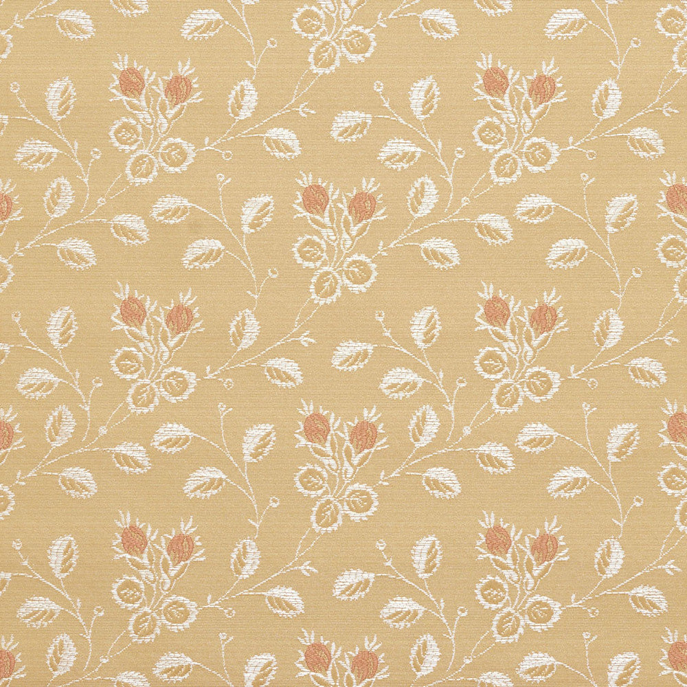 4144 Gold Vine by Charlotte Fabric Timeless Treasures II 100% Woven Polyester Asia Exceeds 100,000 Wyzenbeek Rubs (Heavy Duty) Horizontal: 7.50" x Vertical: 4.50" 54 Inches - Fabric Carolina -