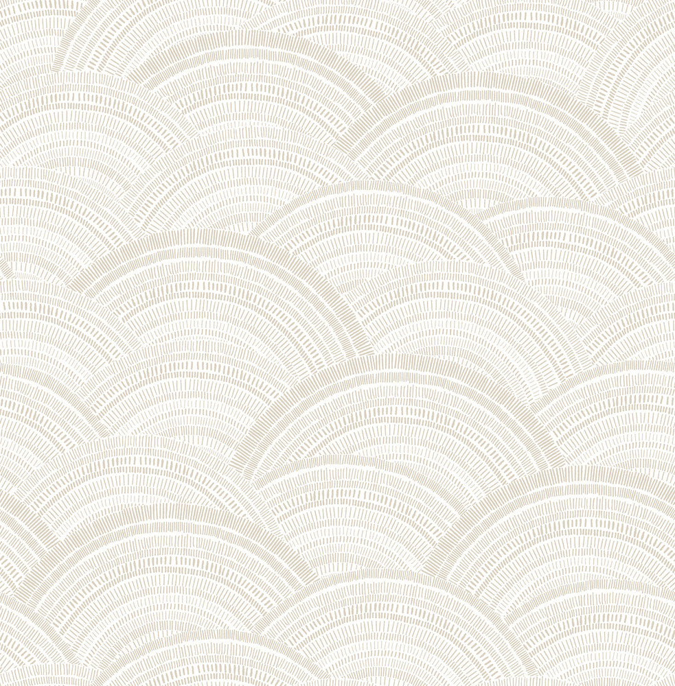 Encircle Dove Geometric Wallpaper by A-Street Prints Harmony Covers about 56.4 square feet 20.5-in by 33-ft long roll Unpasted 20.86 - Fabric Carolina -