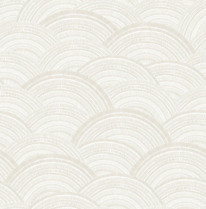 Encircle Dove Geometric Wallpaper by A-Street Prints Harmony Covers about 56.4 square feet 20.5-in by 33-ft long roll Unpasted 20.86 - Fabric Carolina -