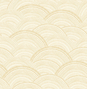 Encircle Yellow Geometric Wallpaper by A-Street Prints