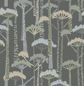 Unify Aqua Forest Wallpaper by A-Street Prints