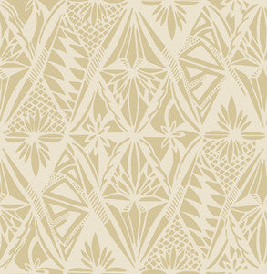 Urbane Yellow Diamonds Wallpaper by A-Street Prints