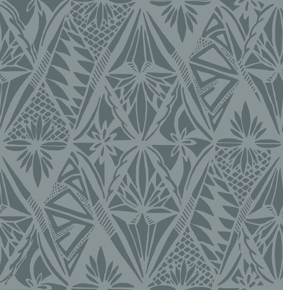 Urbane Denim Diamonds Wallpaper by A-Street Prints Harmony Covers about 56.4 square feet 20.5-in by 33-ft long roll Unpasted 20.86 - Fabric Carolina -