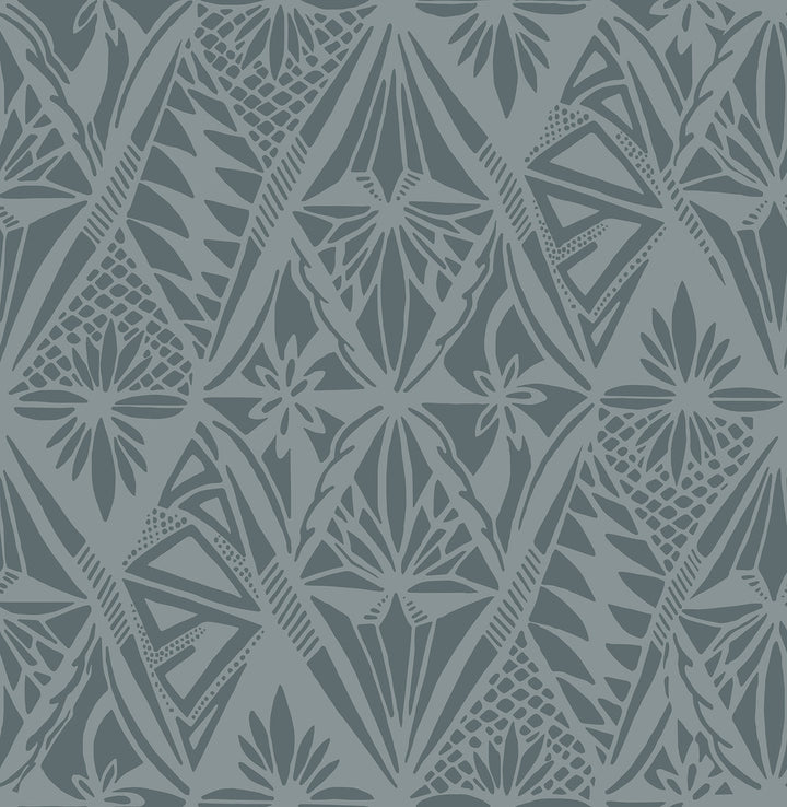 Urbane Denim Diamonds Wallpaper by A-Street Prints Harmony Covers about 56.4 square feet 20.5-in by 33-ft long roll Unpasted 20.86 - Fabric Carolina -
