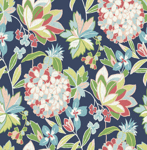 Valdivian Fuchsia Floral Wallpaper by A-Street Prints