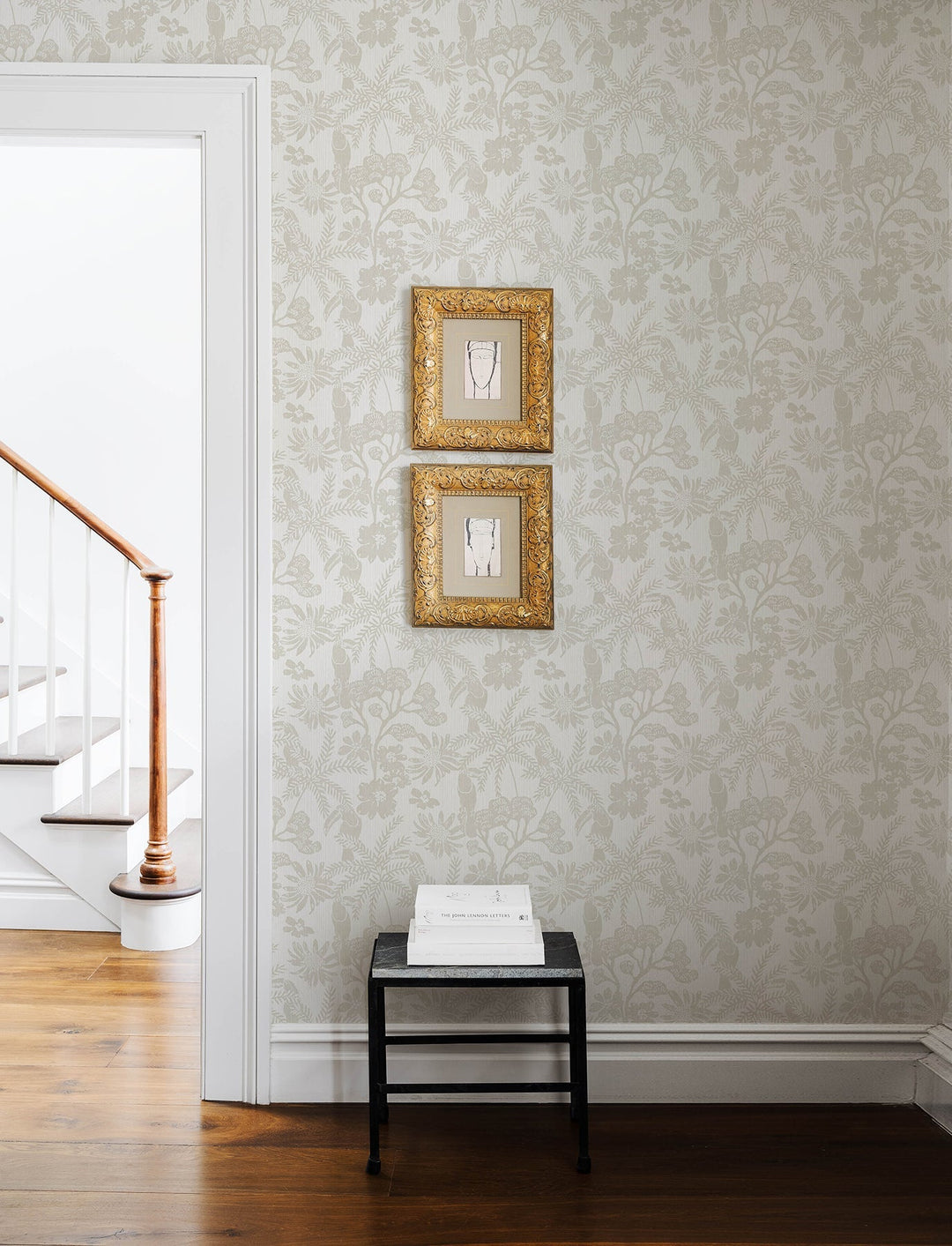 Jacaranda Taupe Tropical Trail Wallpaper by A-Street Prints Designer