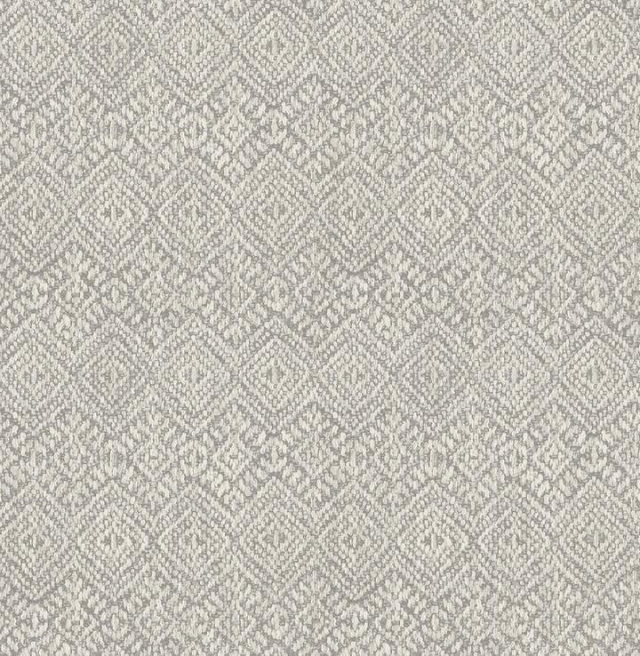 Gallivant Grey Woven Geometric Wallpaper by A-Street Prints Harmony Covers about 56.4 square feet 20.5-in by 33-ft long roll Unpasted 10.4 - Fabric Carolina -