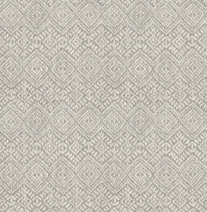 Gallivant Grey Woven Geometric Wallpaper by A-Street Prints