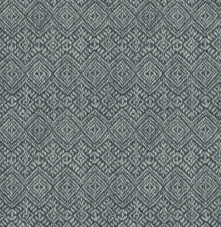 Gallivant Indigo Woven Geometric Wallpaper by A-Street Prints Harmony Covers about 56.4 square feet 20.5-in by 33-ft long roll Unpasted 10.4 - Fabric Carolina -