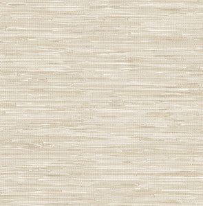Exhale Dove Woven Faux Grasscloth Wallpaper by A-Street Prints
