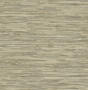 Exhale Olive Woven Faux Grasscloth Wallpaper by A-Street Prints