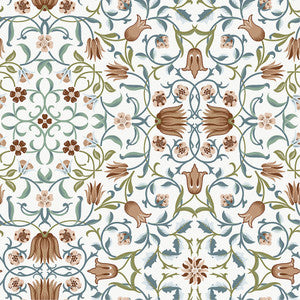 No 1 Holland Park Red Floral Wallpaper by A-Street Prints