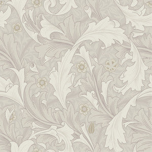 Granville White Leafy Vine Wallpaper by A-Street Prints