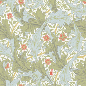 Granville Olive Leafy Vine Wallpaper by A-Street Prints
