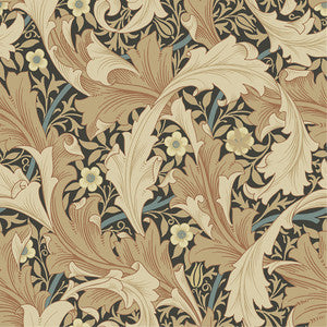 Granville Apricot Leafy Vine Wallpaper by A-Street Prints