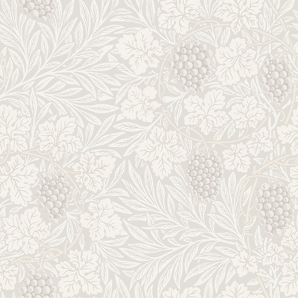 Vine White Woodland Fruits Wallpaper by A-Street Prints Hidden Treasures Covers about 57.5 square feet 20.9-in by 33-ft long roll Unpasted 20.9 - Fabric Carolina -