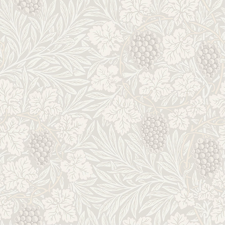 Vine White Woodland Fruits Wallpaper by A-Street Prints Hidden Treasures Covers about 57.5 square feet 20.9-in by 33-ft long roll Unpasted 20.9 - Fabric Carolina -