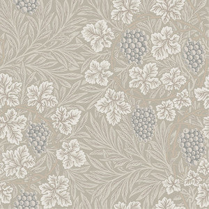 Vine Light Grey Woodland Fruits Wallpaper by A-Street Prints