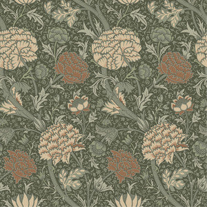Cray Sea Green Floral Trail Wallpaper by A-Street Prints