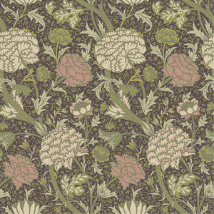 Cray Plum Floral Trail Wallpaper by A-Street Prints