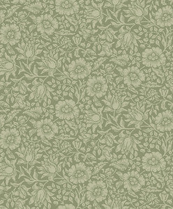 Mallow Green Floral Vine Wallpaper by A-Street Prints