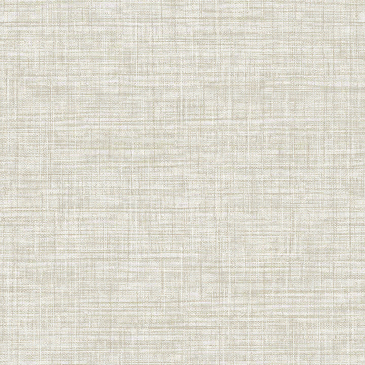 Tuckernuck Neutral Faux Linen Wallpaper by Advantage Curio Covers about 56.4 square feet 20.5-in by 33-ft long roll Unpasted 0 - Fabric Carolina -