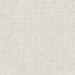 Tuckernuck Neutral Faux Linen Wallpaper by Advantage