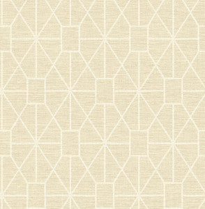 Stevenson Natural Trellis Wallpaper by Advantage