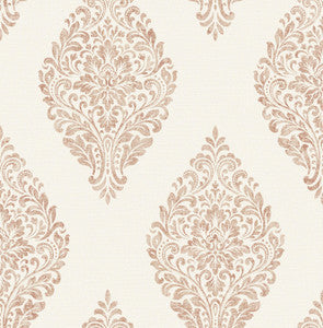 Gillian Copper Medallion Wallpaper by Advantage