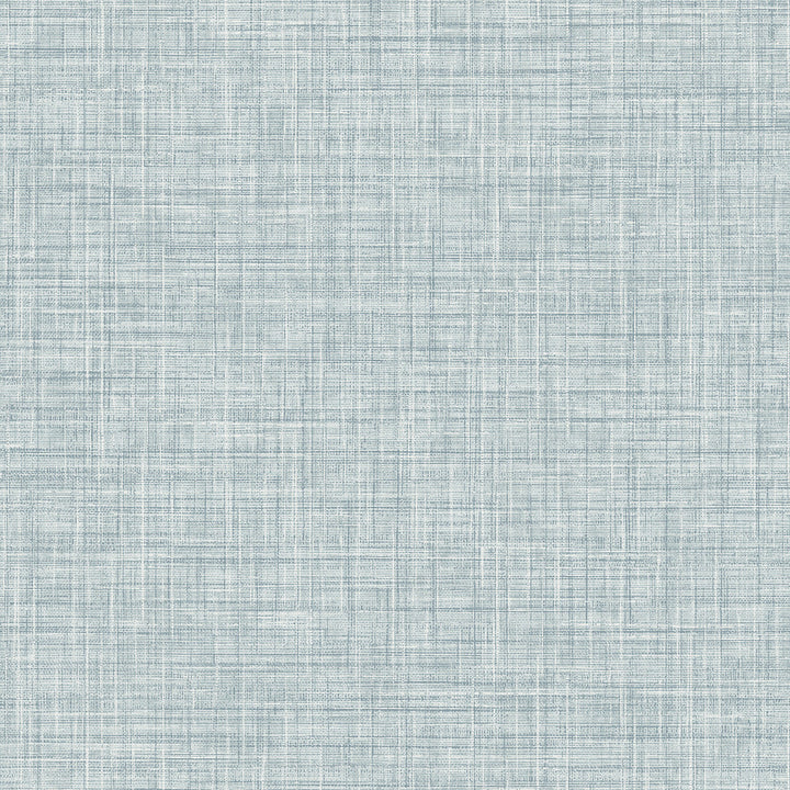 Tuckernuck Slate Faux Linen Wallpaper by Advantage Curio Covers about 56.4 square feet 20.5-in by 33-ft long roll Unpasted 0 - Fabric Carolina -