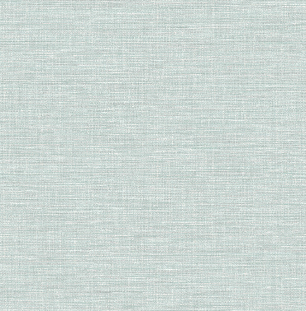 Exhale Light Blue Faux Grasscloth Wallpaper by Advantage Curio Covers about 56.4 square feet 20.5-in by 33-ft long roll Unpasted 20.9 - Fabric Carolina -