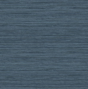 Barnaby Indigo Faux Grasscloth Wallpaper by Advantage