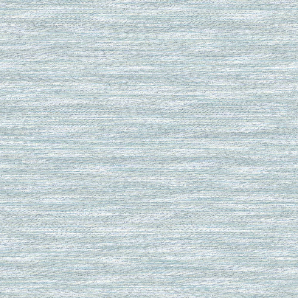 Benson Light Blue Faux Fabric Wallpaper by Advantage Curio Covers about 56.4 square feet 20.5-in by 33-ft long roll Unpasted 20.9 - Fabric Carolina -