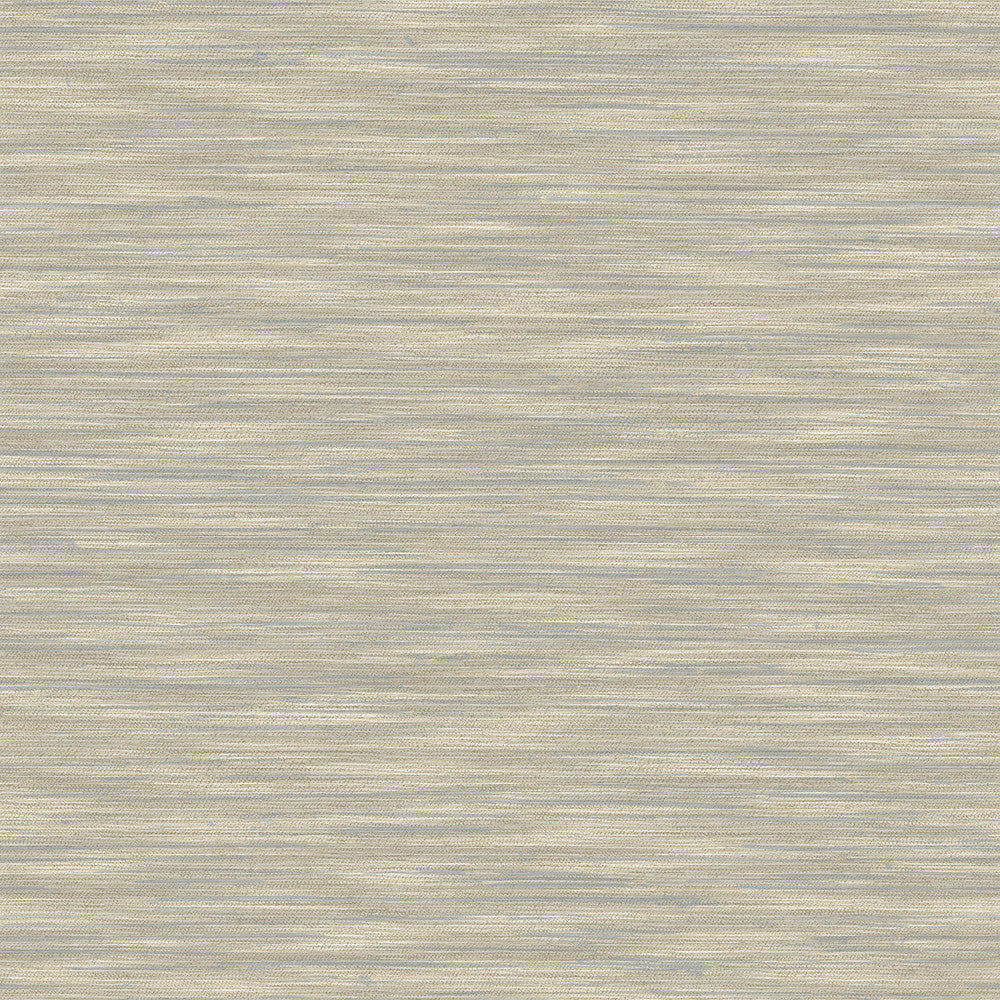 Benson Taupe Faux Fabric Wallpaper by Advantage Curio Covers about 56.4 square feet 20.5-in by 33-ft long roll Unpasted 20.9 - Fabric Carolina -