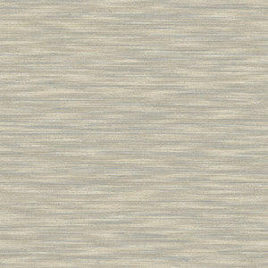 Benson Taupe Faux Fabric Wallpaper by Advantage